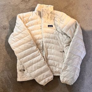 Patagonia White Nano Puff down Jacket White Medium